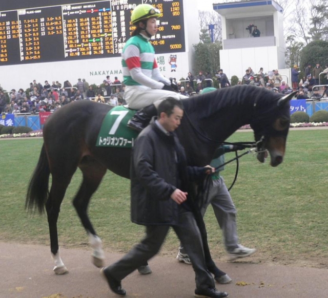 京成杯　パドック トゥリオンファーレ