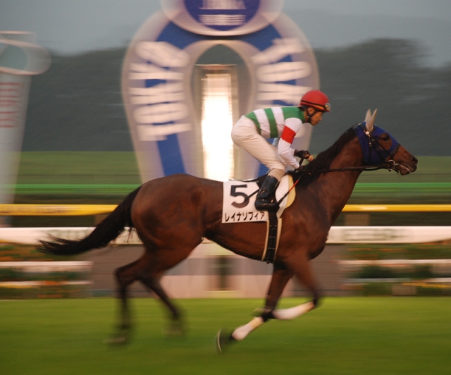大雨の中９着 レイナソフィア