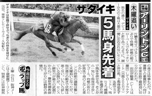 アーリントン追いきり ザタイキ