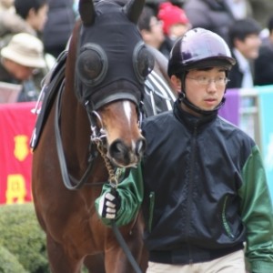 迎春Ｓのパドックから