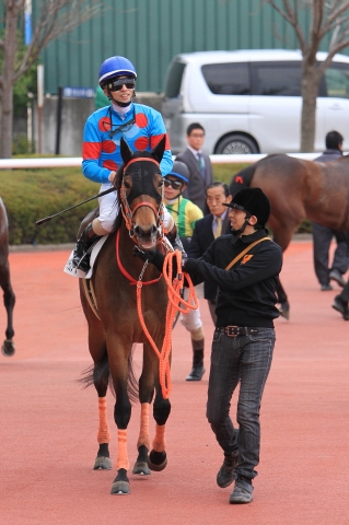 12/15　新馬戦レース後 ベッラレジーナ