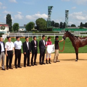 初優勝の口取り