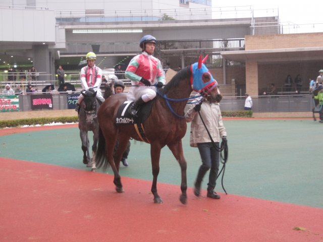川田騎手と ラッフォルツァート