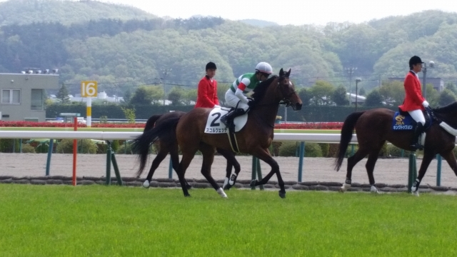 福島未勝利戦3着② スコルツェッテ
