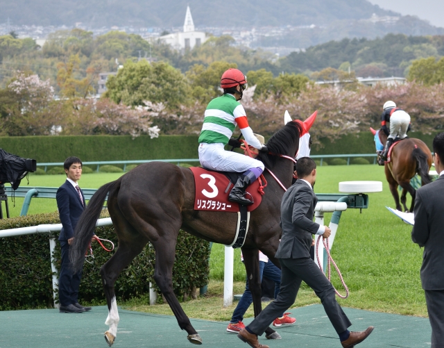 阪神牝馬Ｓ本馬場入場 リスグラシュー