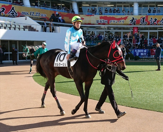 中山・2歳未勝利パドック オルダージュ