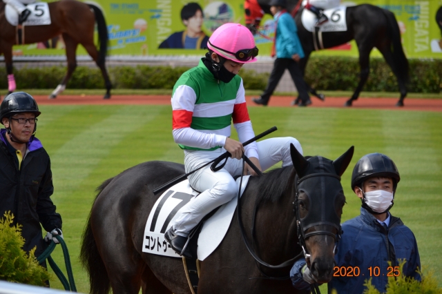 新馬戦パドック コントゥール