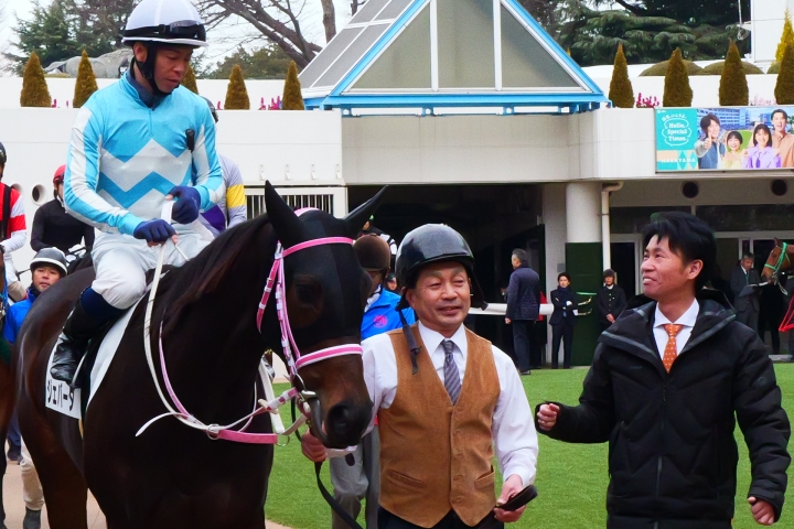 1月19日中山5R 3歳新馬戦 ジェバーダ